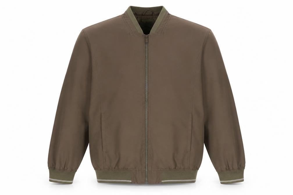 Headland Men's Green Bomber Jacket XL Stand-Up Collar