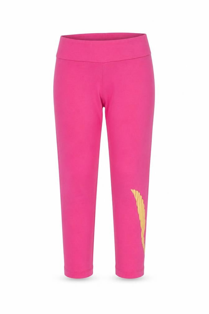 Nike Girls Pink Leggings 5 Years Activewear Elastic Waist