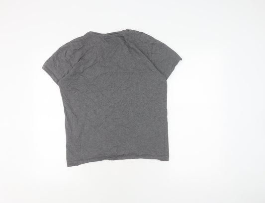 Hackett London Men's Grey Small Classic Fit T-Shirt