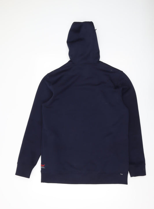 Signal Men's Blue XL Hoodie Pullover with Logo