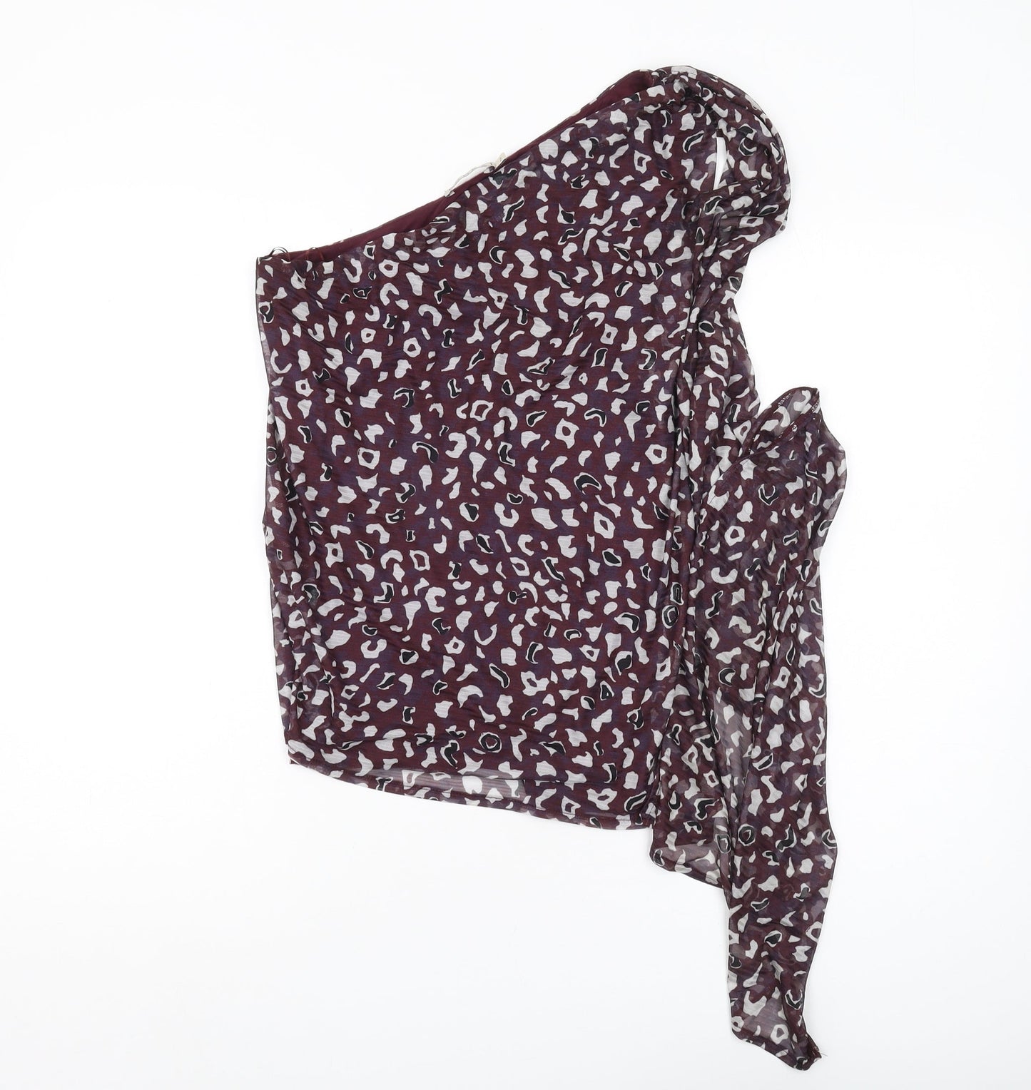 Kookai Women's Purple Animal Print Top Size 2