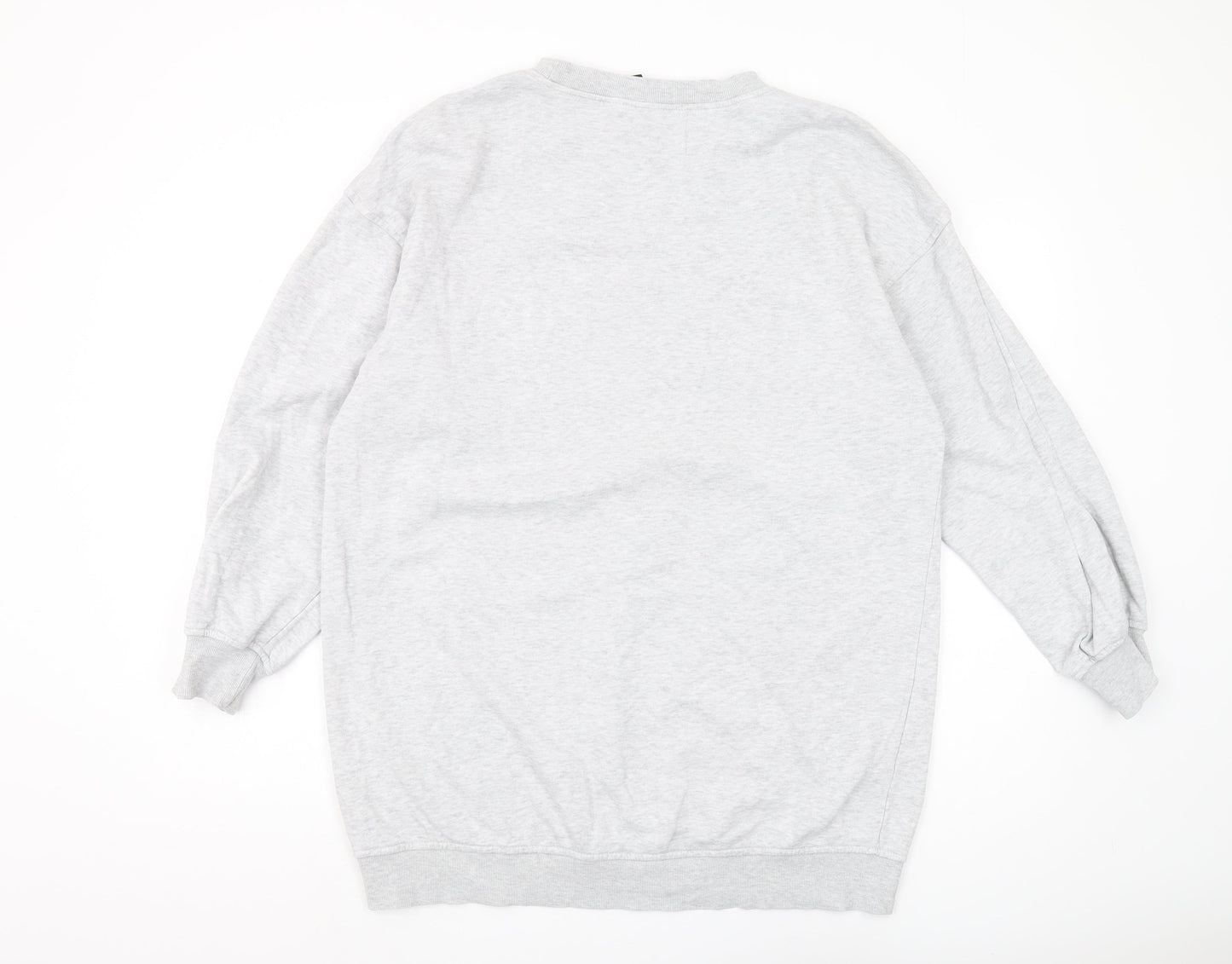 H&M Unisex Grey Logo Pullover Sweatshirt S
