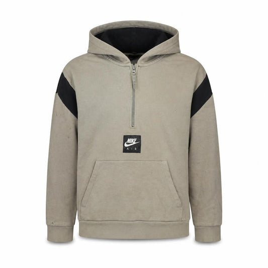 Nike Girls Beige Pullover Hoodie L - Casual & Comfortable