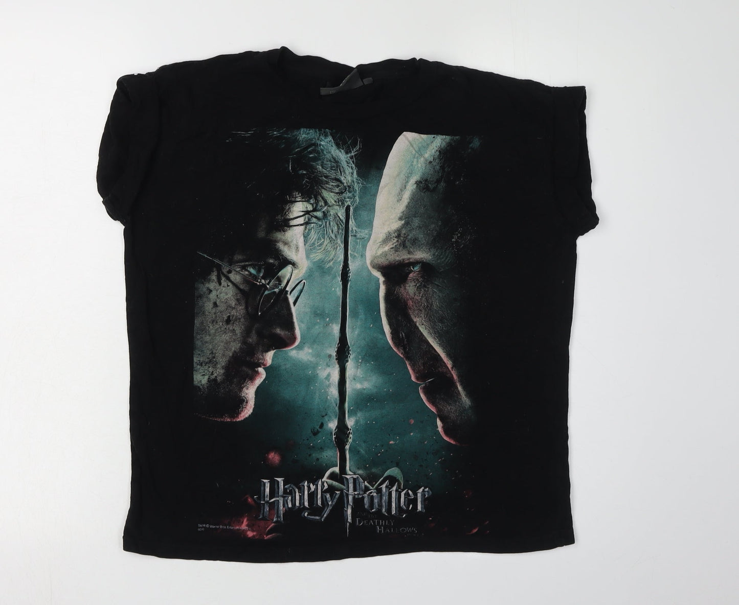 Harry Potter Black T-Shirt, Unisex 12 Crew Neck