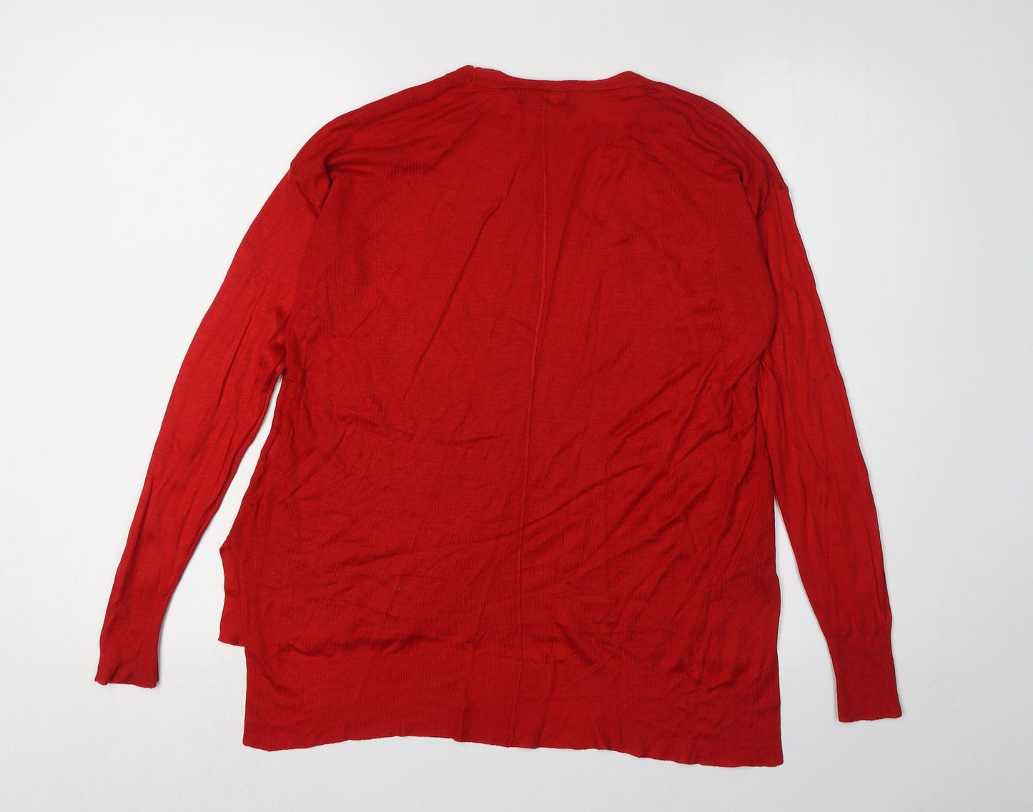 New Look Women's Red Pullover Jumper Size 8