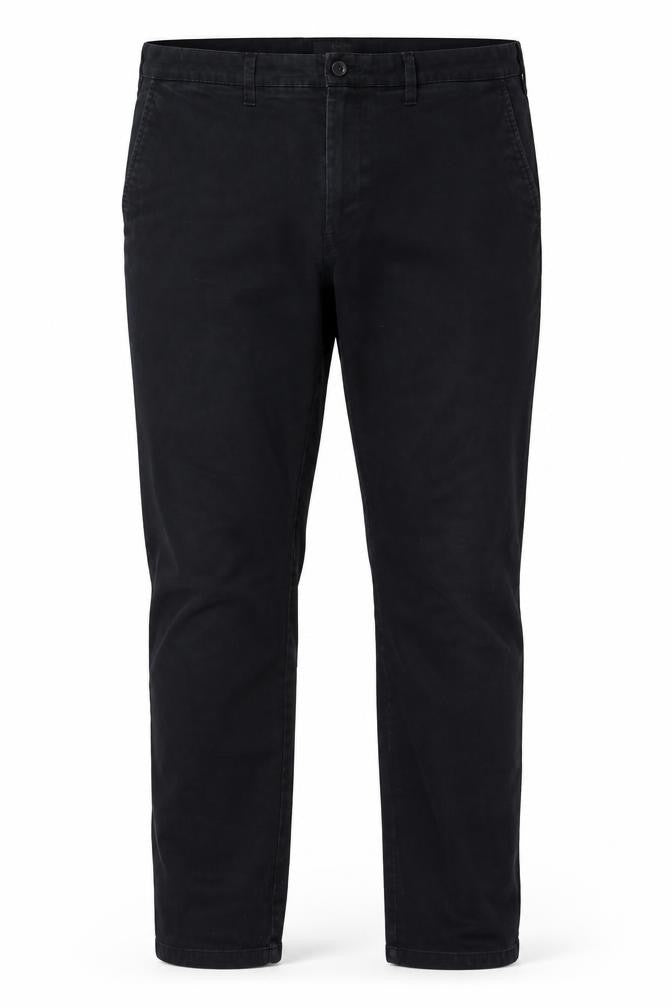 Marks and Spencer Men's Black Regular Fit Trousers 36