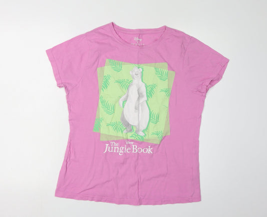 Disney Women's Pink Jungle Book T-Shirt, Size 10-12