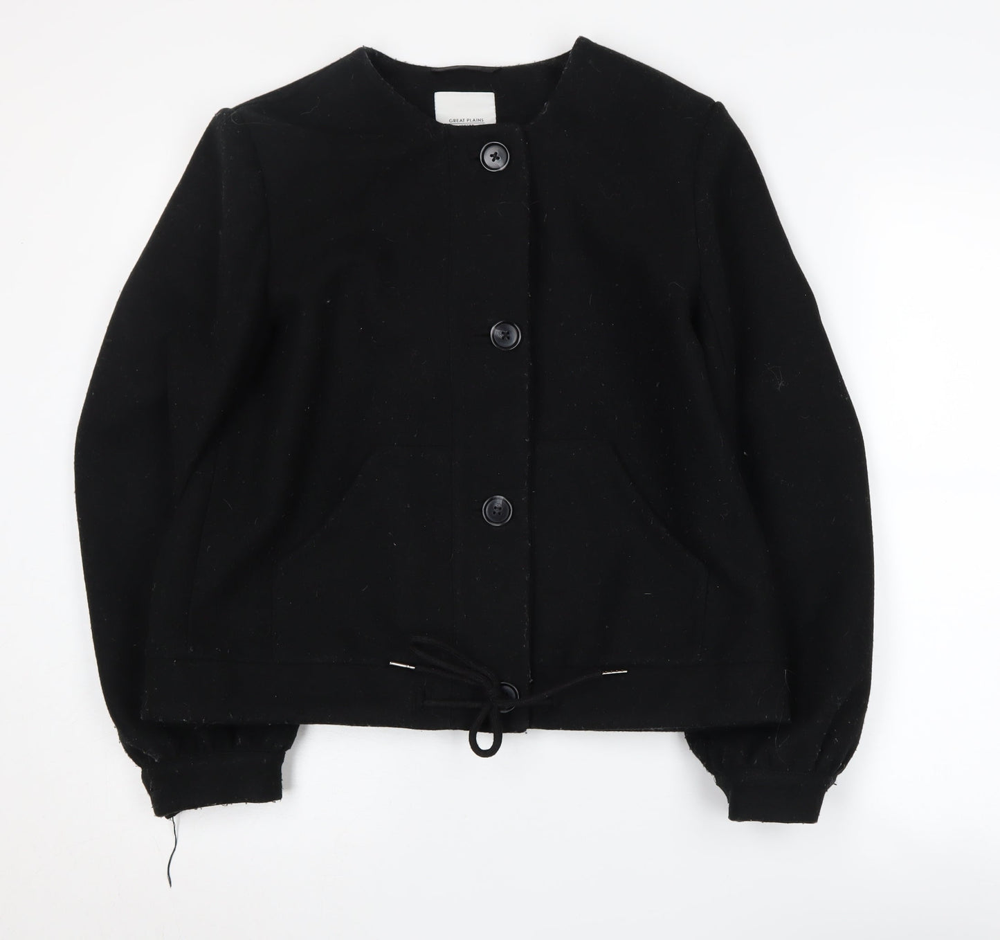 Great Plains Women's Black Short Jacket, Size 10