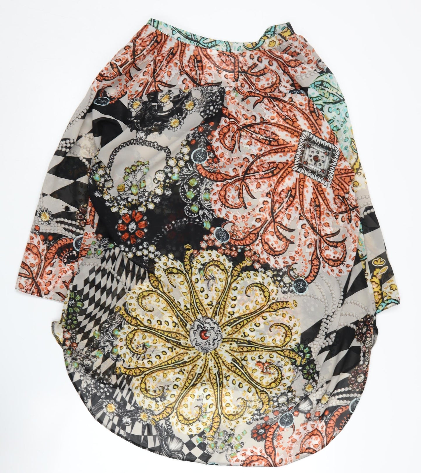 Wallis Women's Multicoloured Paisley Blouse L
