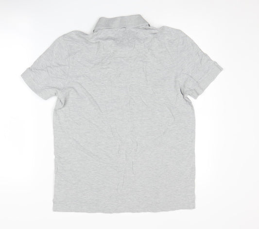 Hugo Boss Men's Grey Polo Shirt Medium