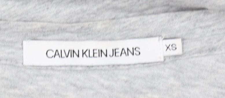 Calvin Klein Women's Grey XS T-Shirt Casual Wear