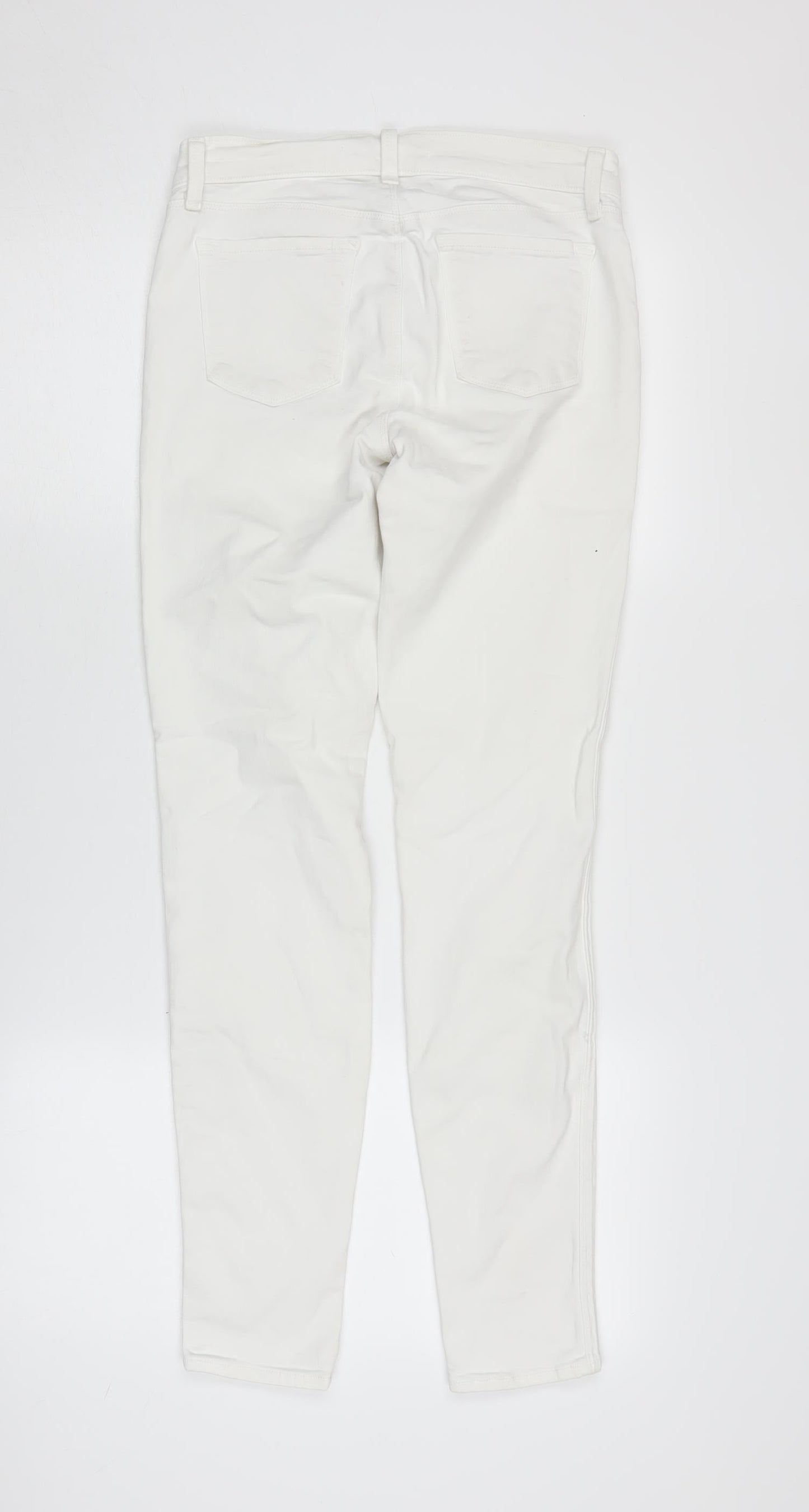 J Brand Women's White Skinny Stretch Jeans Size 26