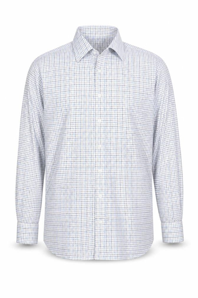 Marks and Spencer Men's Multicoloured Check Shirt 44-45