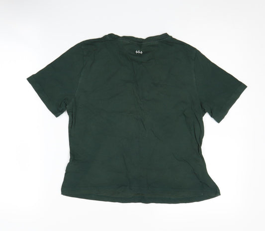 Jack Wills Women’s Green T-Shirt Size 6