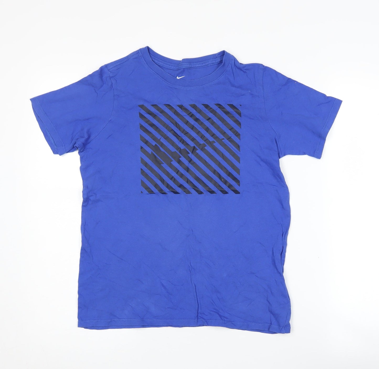 Nike Boys Blue Graphic Print T-Shirt, Size L