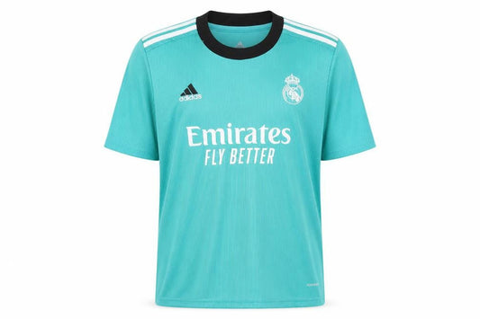 Adidas Boys Green Football Jersey Size 26 Lightweight