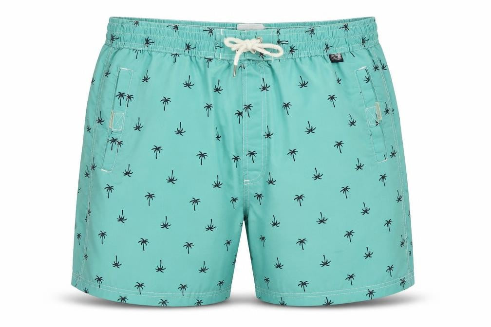 Front view of Regatta Men's Green Palm Swim Shorts 2XL for Beach & Pool