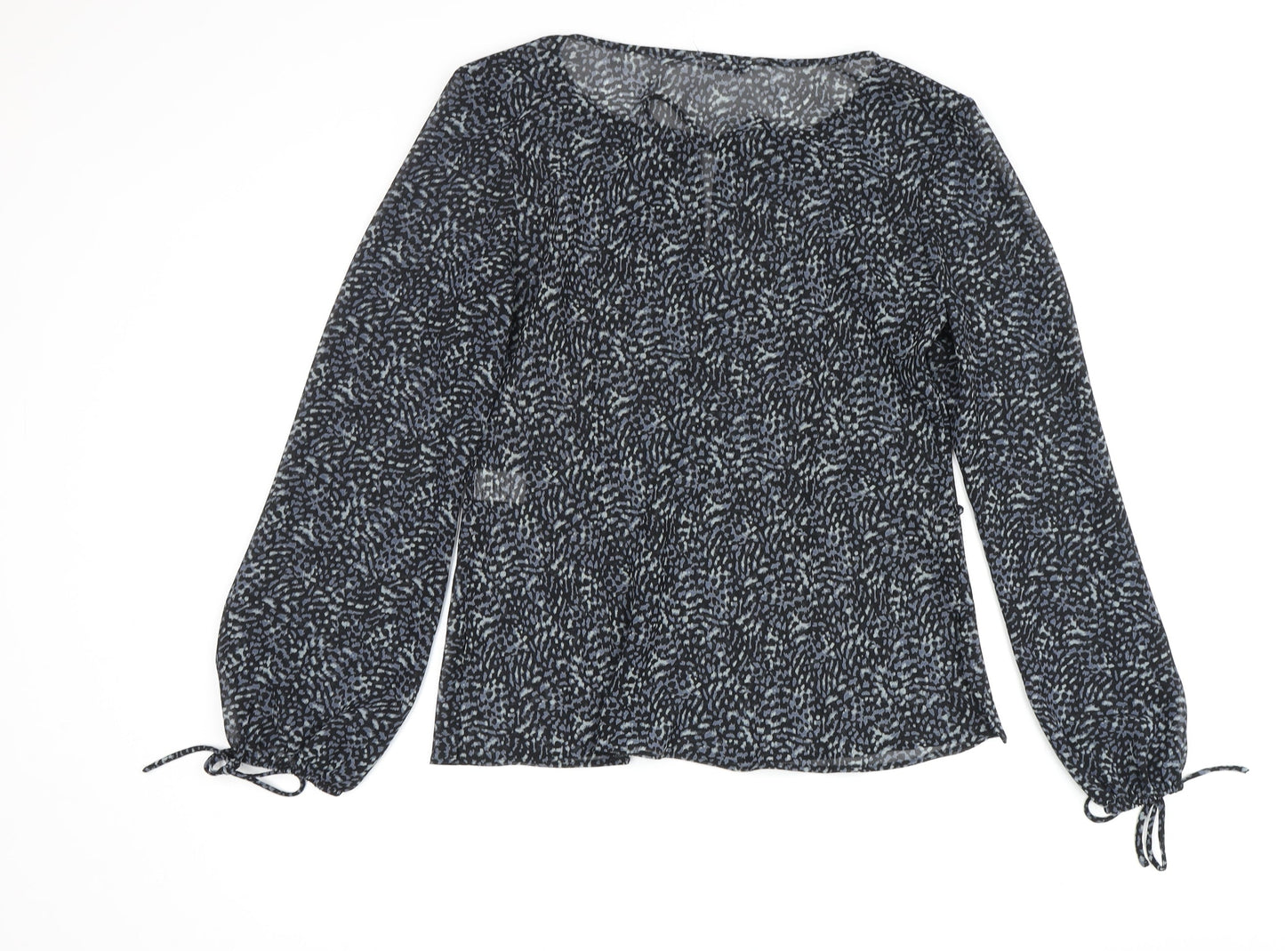 J.Taylor Women's Black Long Sleeve Blouse Size 10