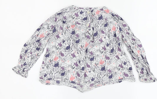 BabyGap Girls Multicoloured Floral Blouse, 2 Years, Spring Tunic