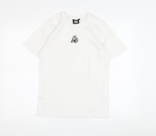 Kings Will Dream Boys White Logo T-Shirt, 14-15 Years, Casual