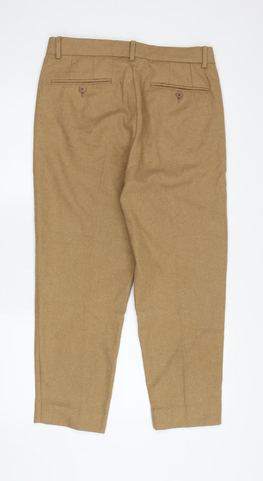 ASOS Unisex Brown Chino Trousers, Size 30 for Casual Wear
