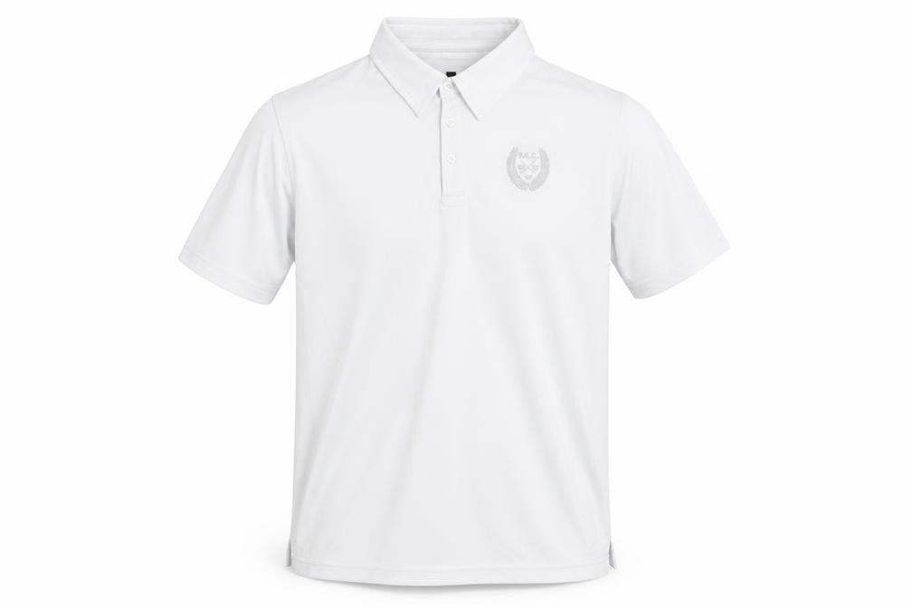 Men's T.G.C. White Classic Polo Shirt M - Short Sleeve