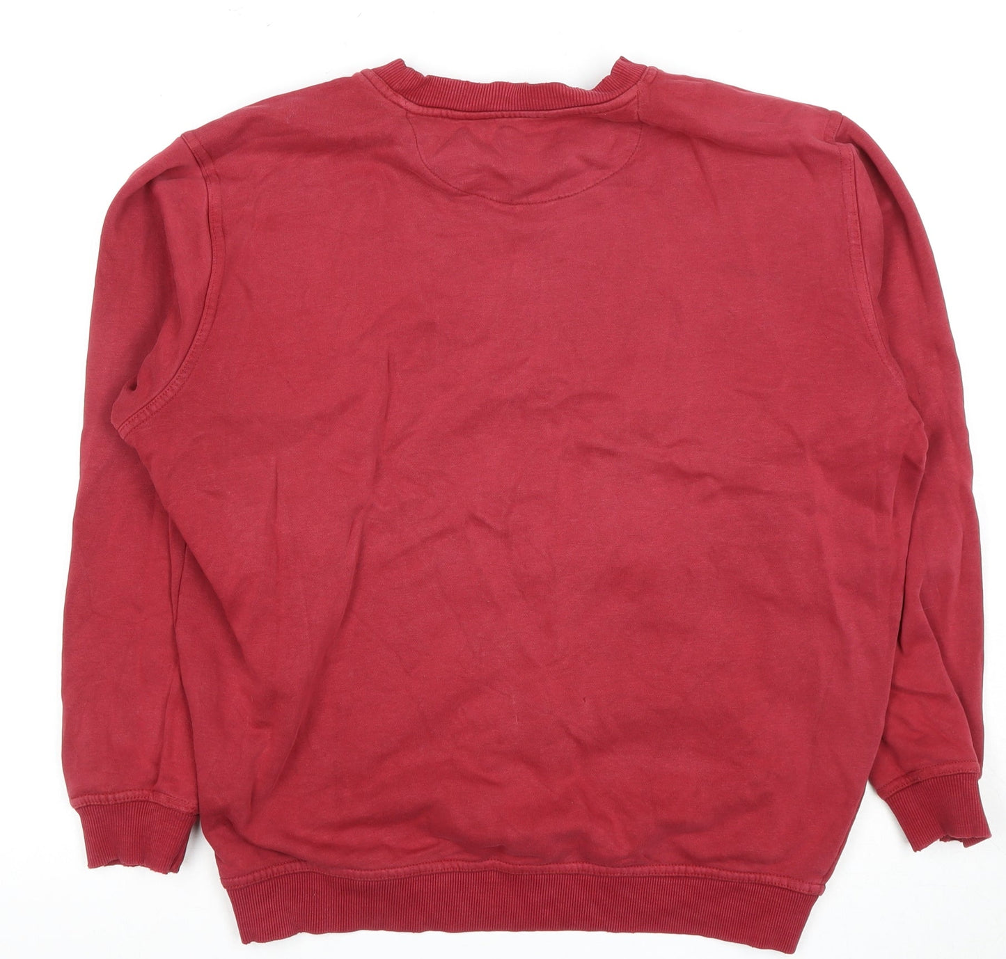 EWM Men's Red Pullover Sweatshirt L