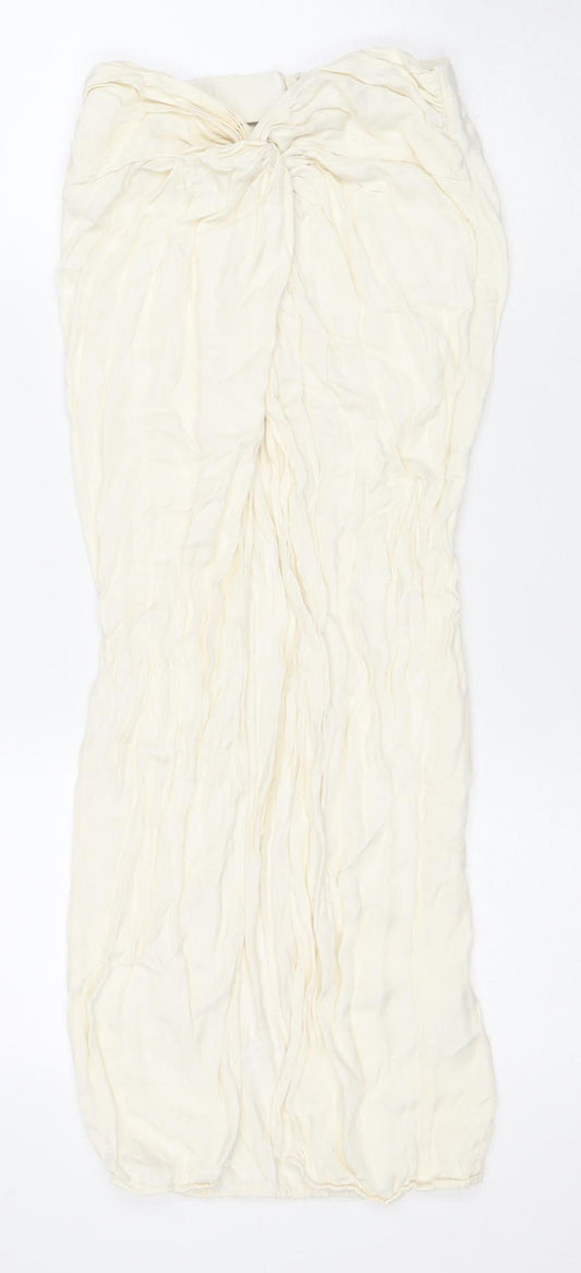 Zara Women’s Ivory XS Skirt Cotton Blend
