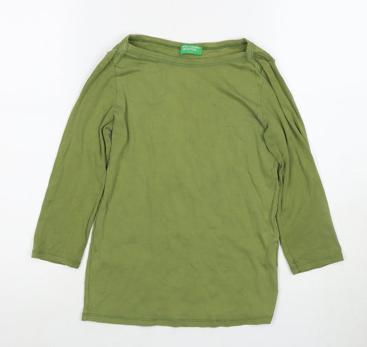 United Colors of Benetton Women's XS Green T-Shirt