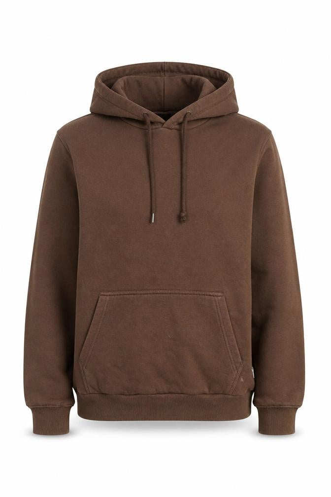 Bershka Womens Brown Pullover Hoodie Size S