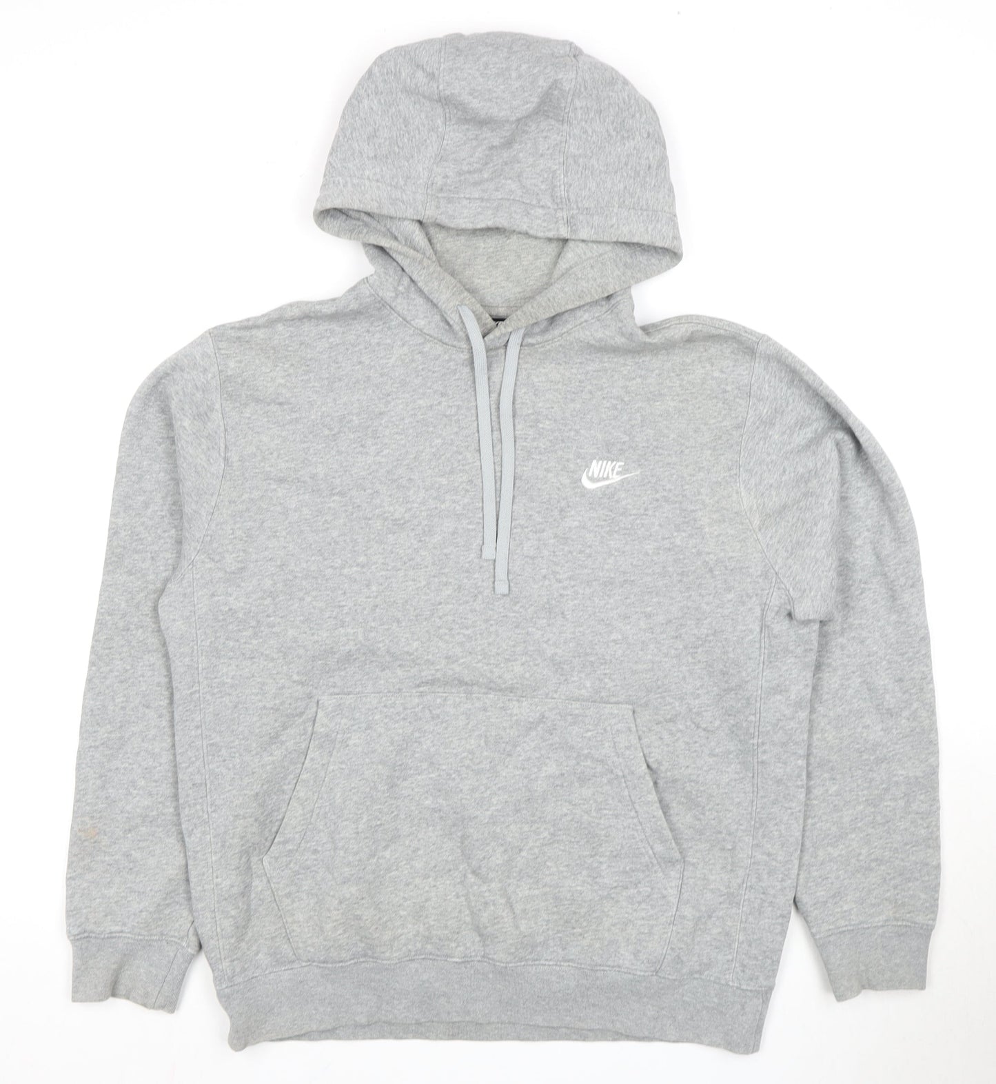 Nike Men's Grey Pullover Hoodie Small