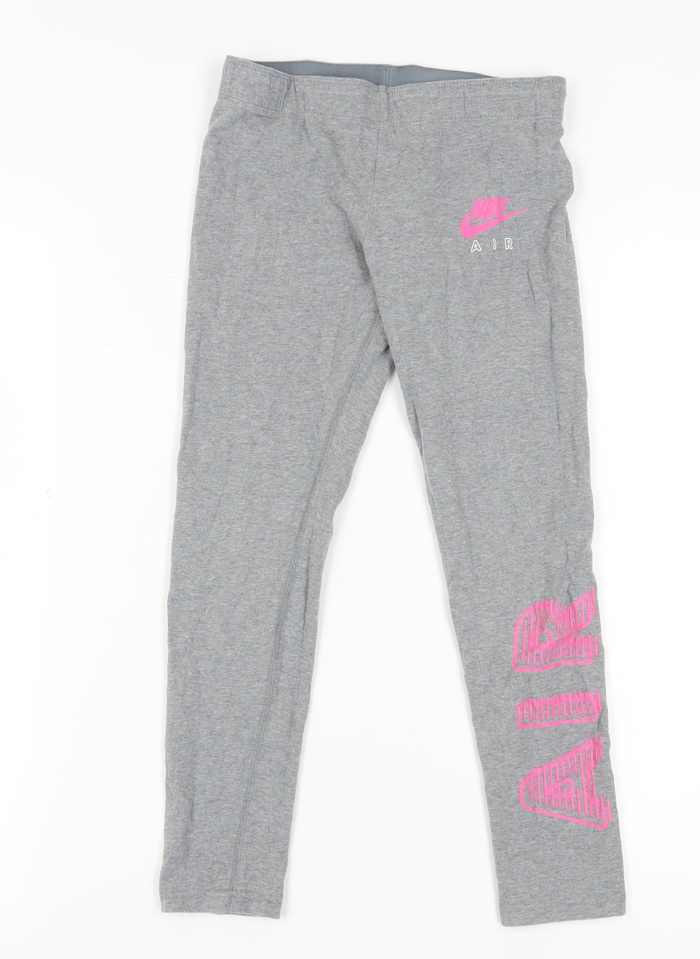 Nike Girls Grey Ankle Athleisure Leggings M