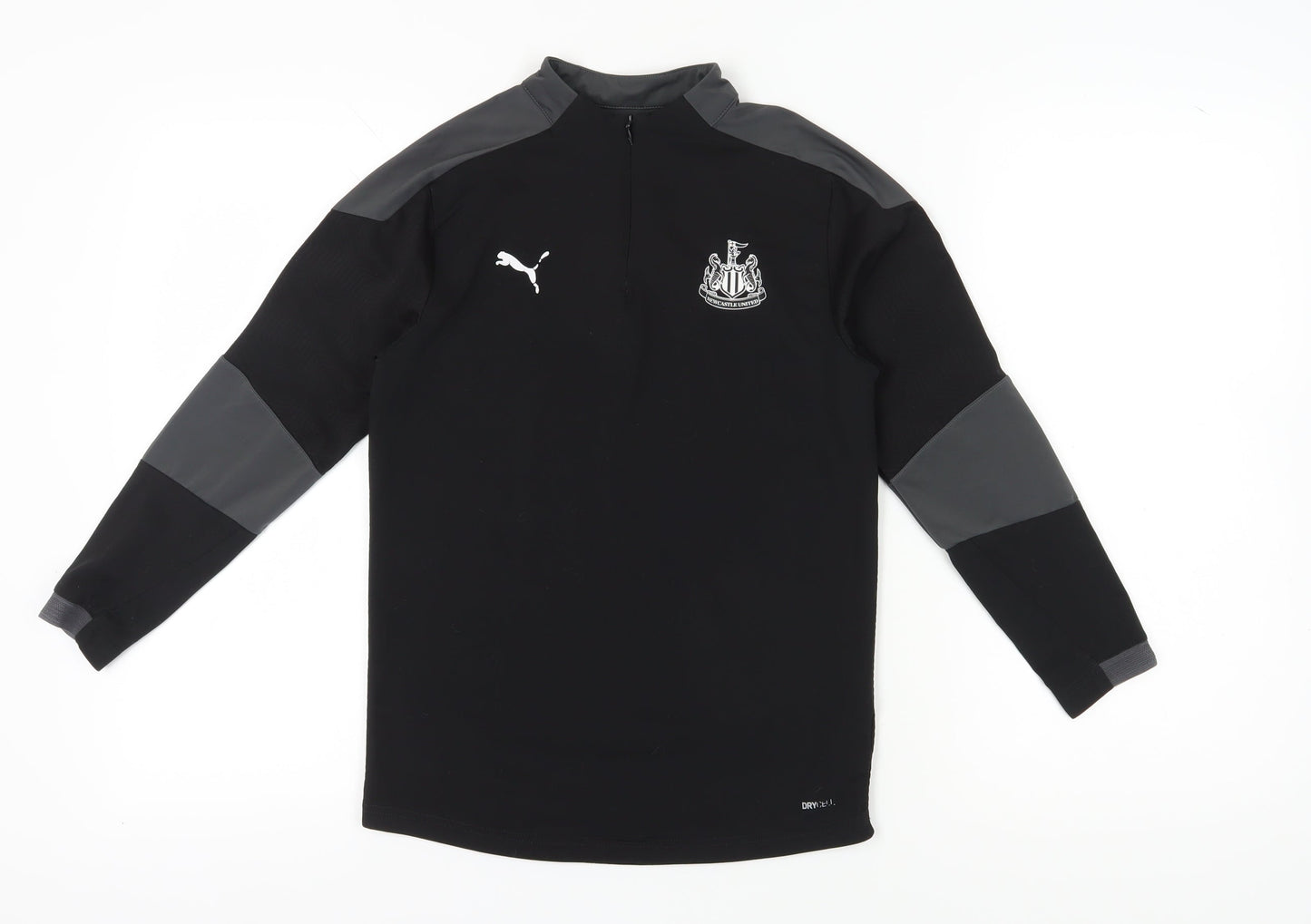 Puma Boys Black Football Pullover Top 11-12 Years