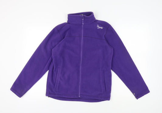 TOG24 Girls Purple Fleece Jacket 13 Years