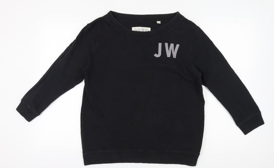 Jack Wills Women's Black Pullover Sweatshirt Size 14