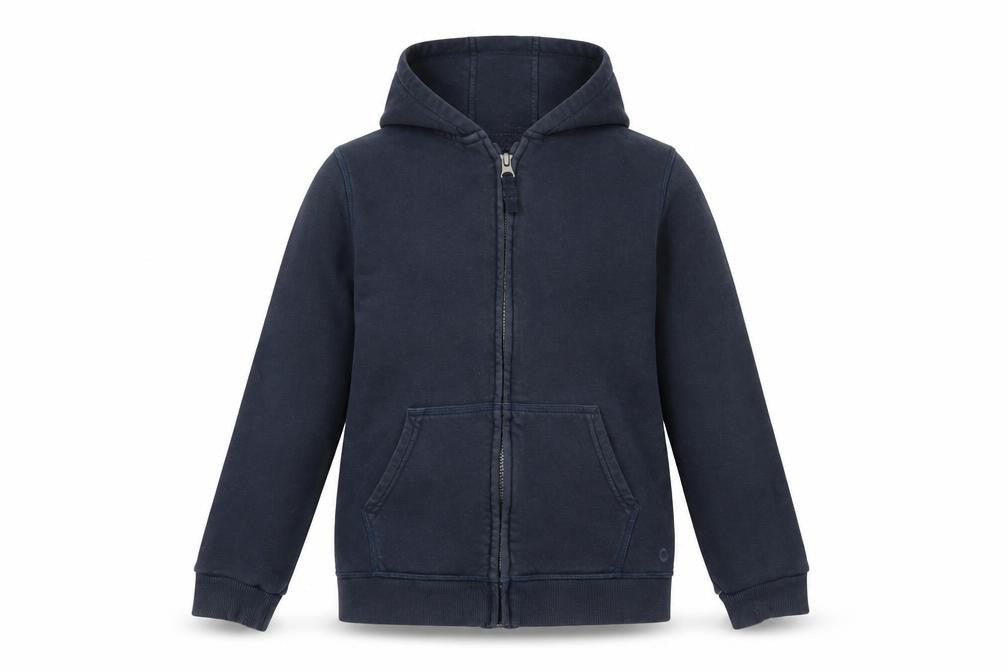 Marks and Spencer Girls Blue Full Zip Hoodie 9-10 Years