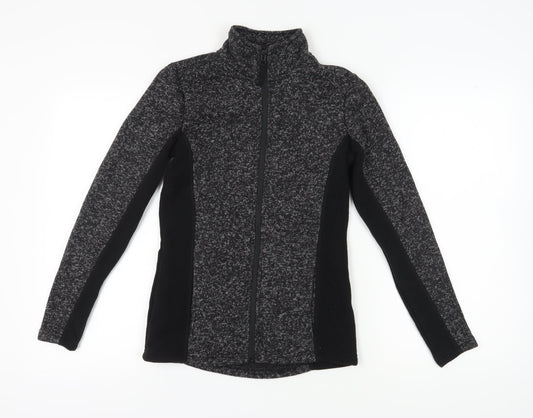 Mountain Warehouse Women’s Black Grey Mid-Length Jacket, Size 8