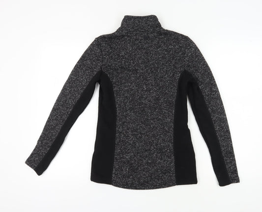 Mountain Warehouse Women’s Black Grey Mid-Length Jacket, Size 8