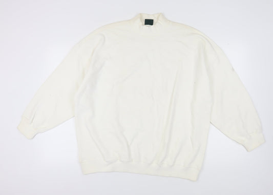 Lyle & Scott Men's XL White Pullover Sweatshirt