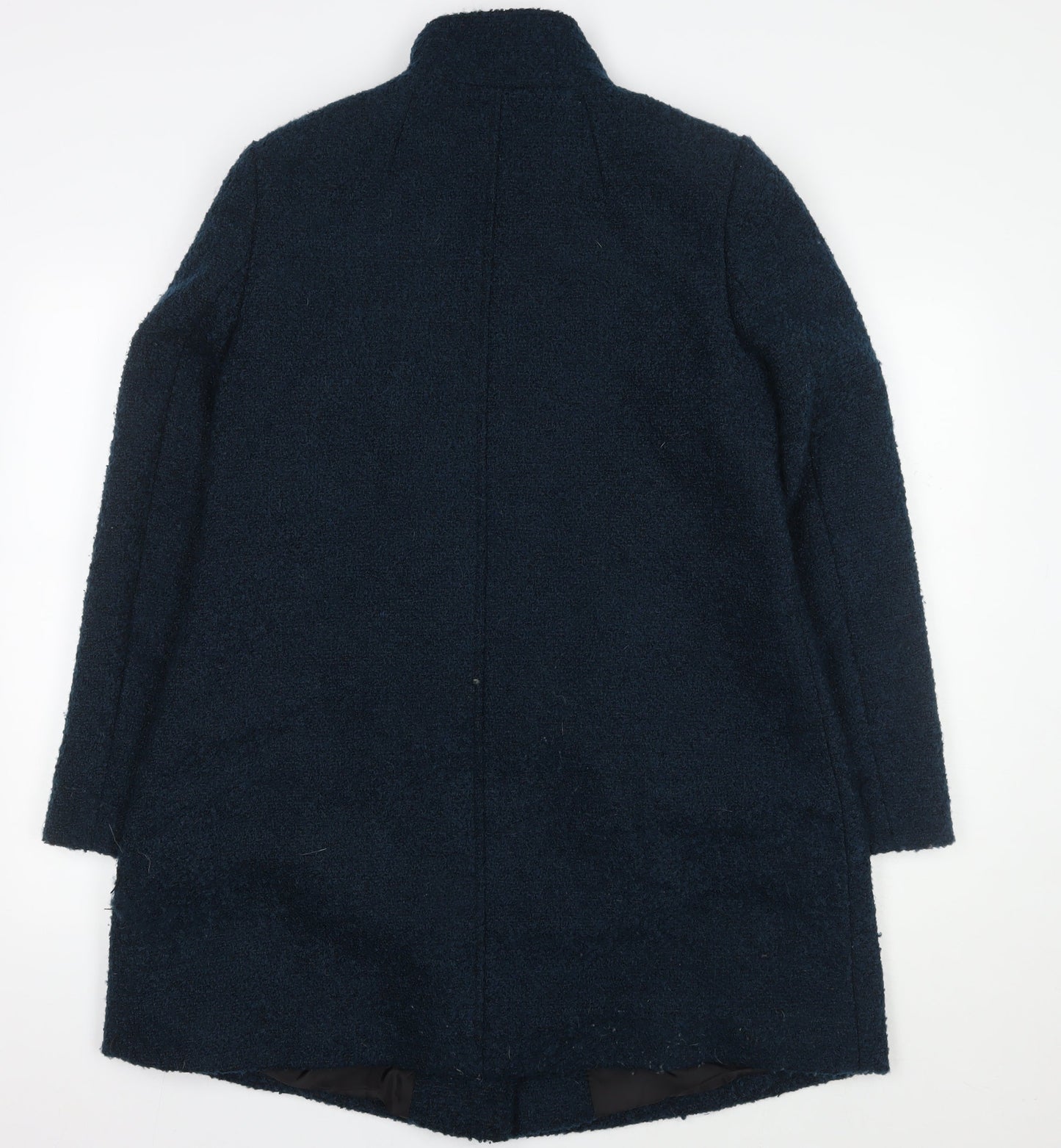 Debenhams Women’s Blue Overcoat Size 14 Button Lined