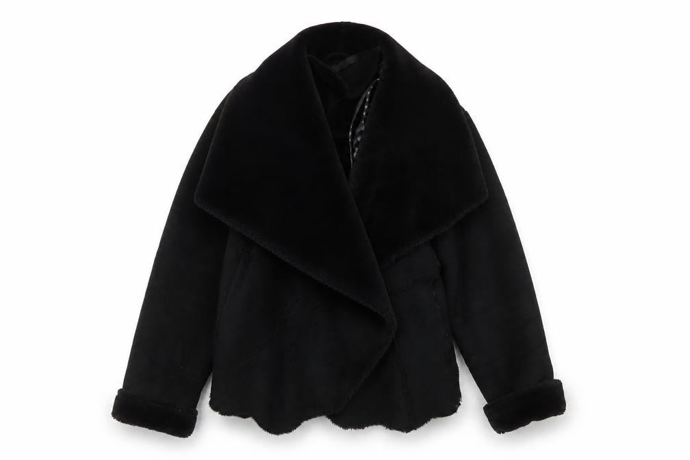 Front view of Stylish Women's Black Jacket UK 10