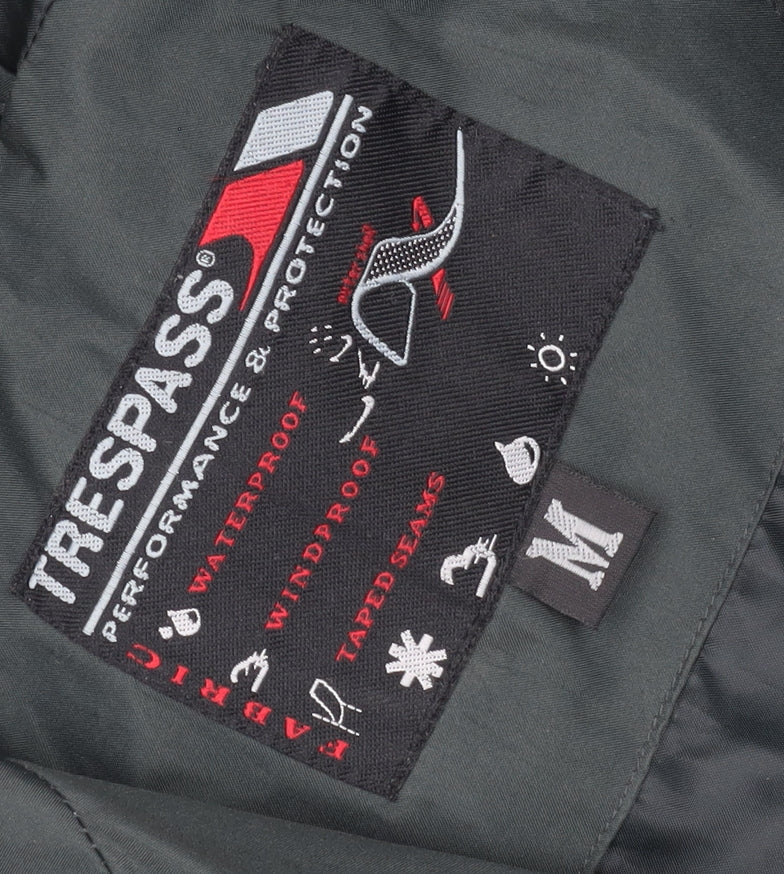 Trespass Men's Green Parka Jacket M Waterproof