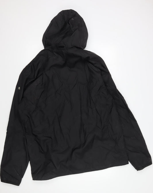 Puma Men's Black Windbreaker Jacket Size L