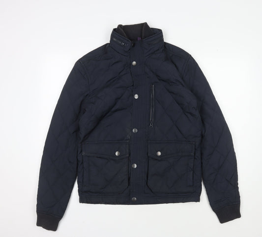 Ted Baker Men's Black Quilted Jacket M