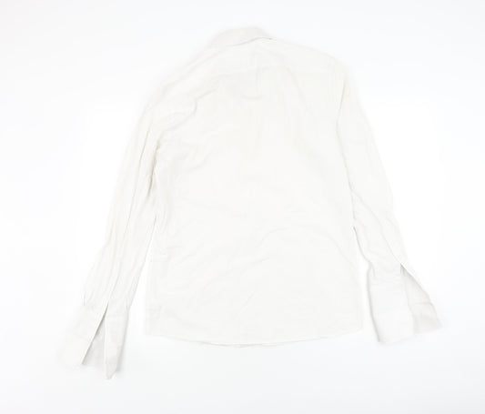 Jeff Banks Men's White Slim Fit Dress Shirt 15.5
