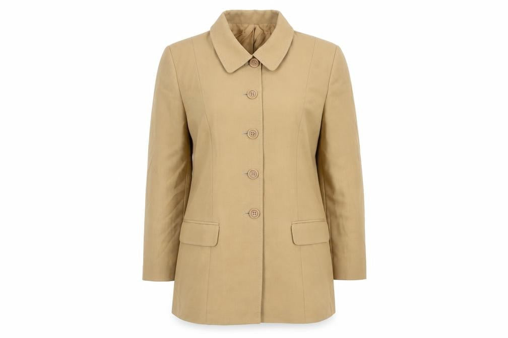 Marks and Spencer Women's Brown Blazer UK 14 Classic Fit