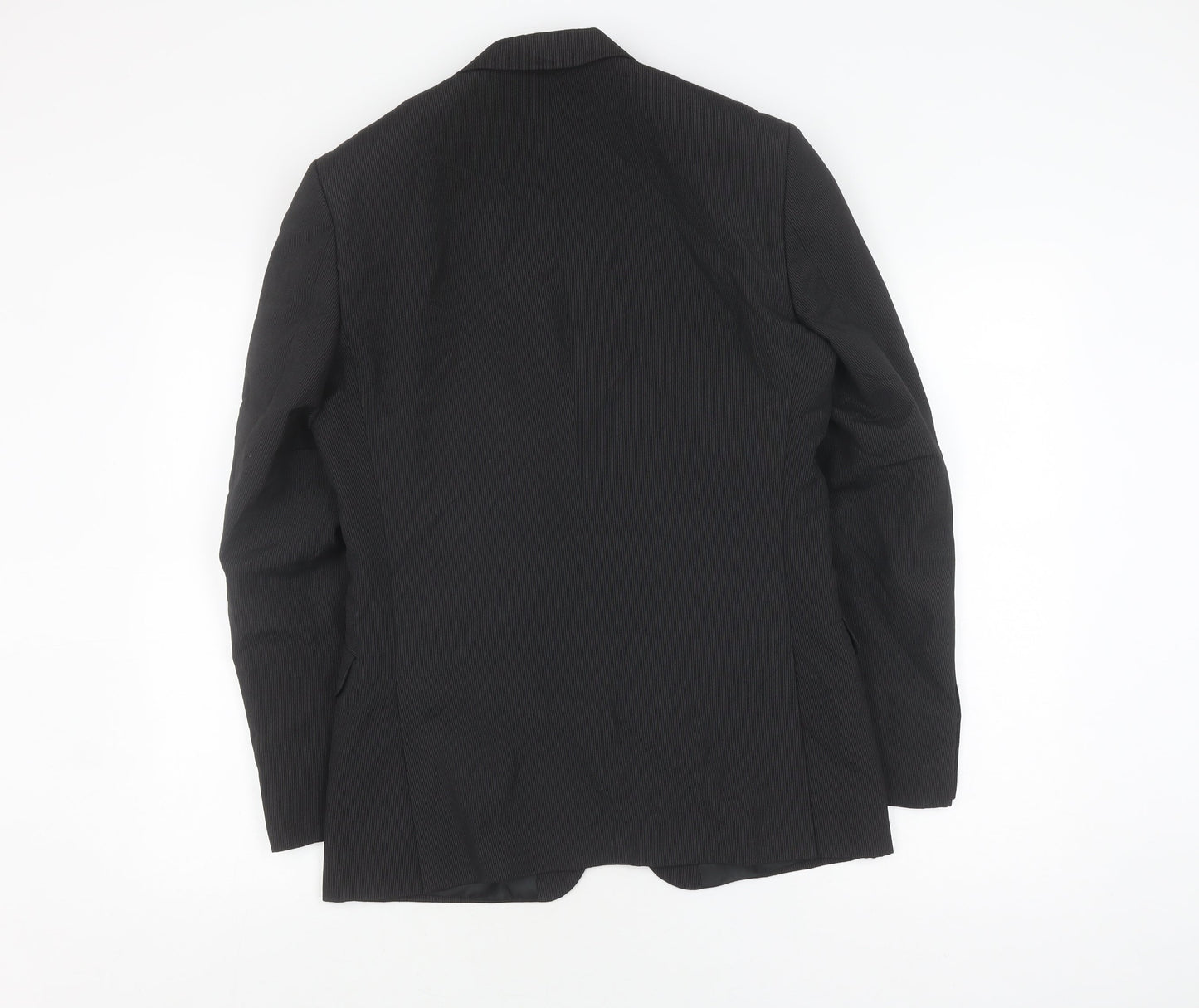 Men's Black Blazer, Regular Fit, 36 Chest