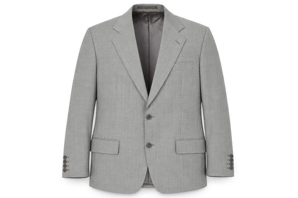 Marks and Spencer Men's Green 38 Blazer, Check Pattern