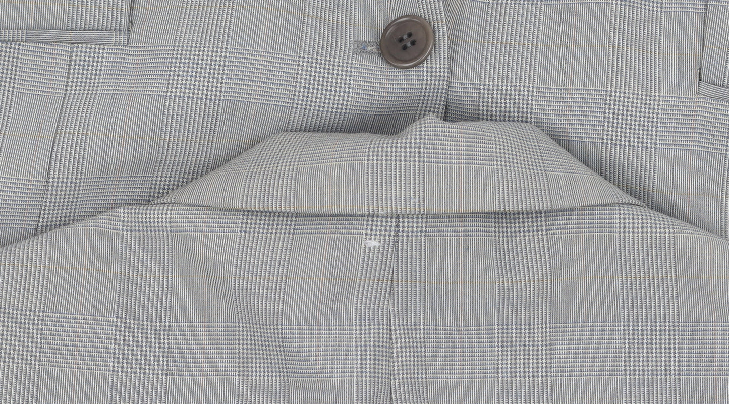 Marks and Spencer Men's Green 38 Blazer, Check Pattern