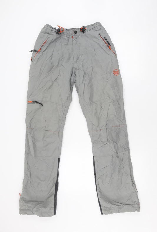 Triple Five Soul Men's Grey Jogger Trousers Size 6